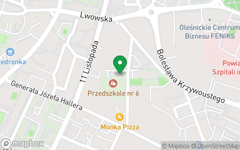 Lokalizacja: Przedszkole nr 6 w Oleśnicy