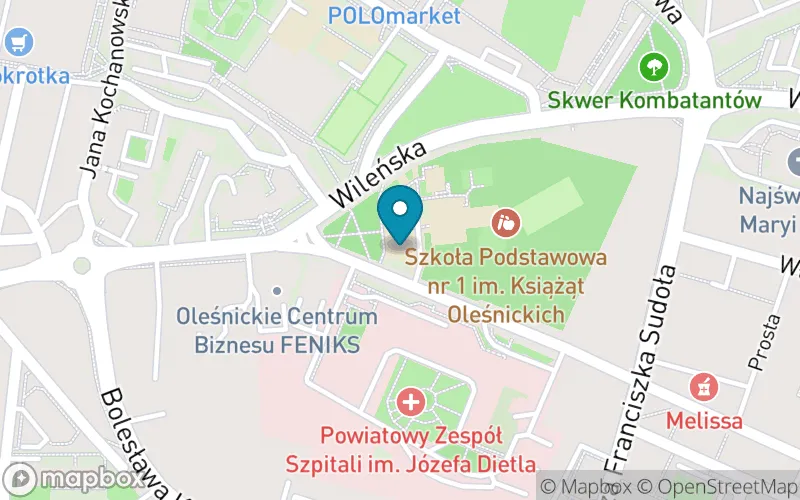 Lokalizacja: Szkoła Podstawowa nr 1 im. Książąt Oleśnickich w Oleśnicy