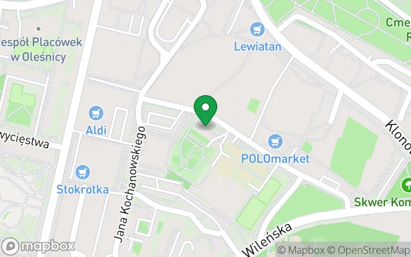 Lokalizacja: Przedszkole nr 3 w Oleśnicy