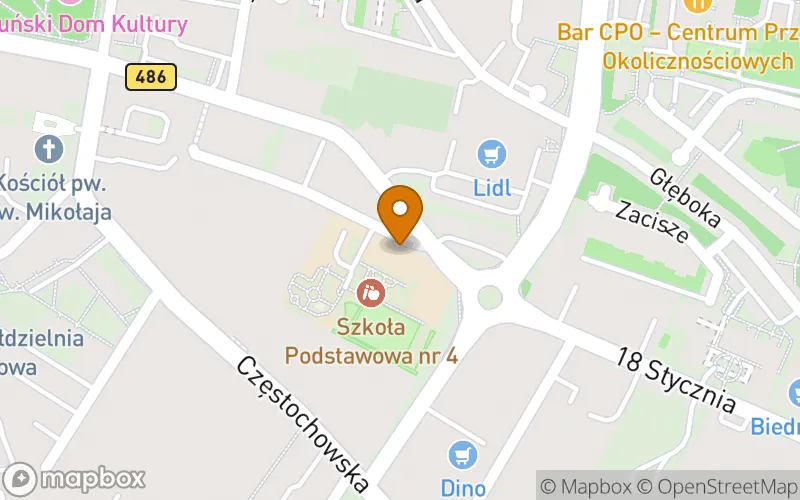 Lokalizacja: Policealna Szkoła Zawodowa "Edukator" w Wieluniu
