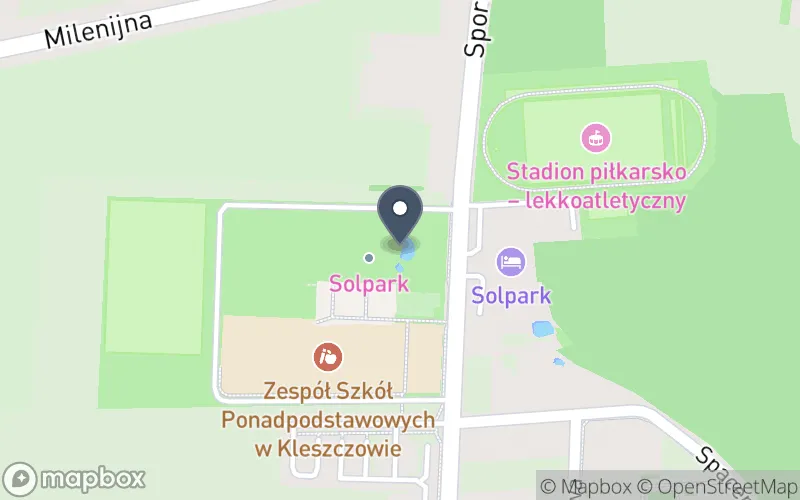 Lokalizacja: Zespół Szkół Ponadpodstawowych w Kleszczowie