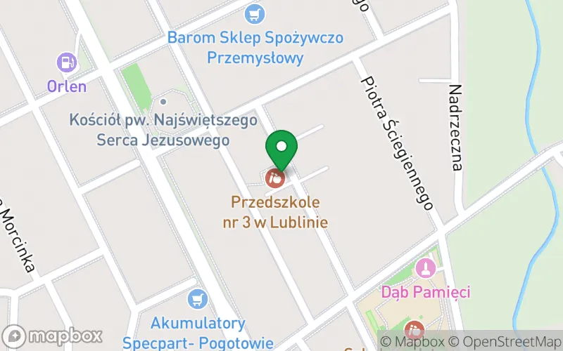 Lokalizacja: Przedszkole nr 3 w Lublinie