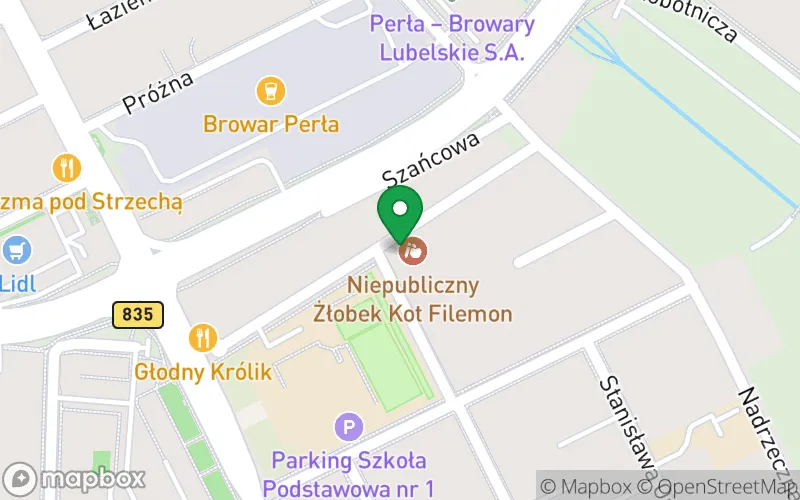 Lokalizacja: Niepubliczne Przedszkole Kot Filemon w Lublinie