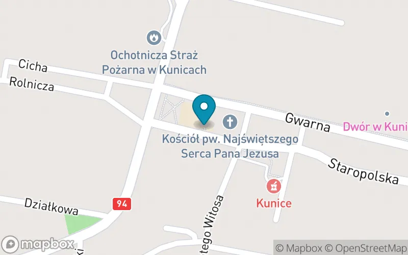 Lokalizacja: Szkoła Podstawowa im. Świętej Jadwigi Śląskiej w Kunicach