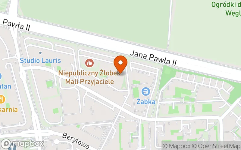 Lokalizacja: Niepubliczny Żłobek dla Dzieci Mali Przyjaciele
