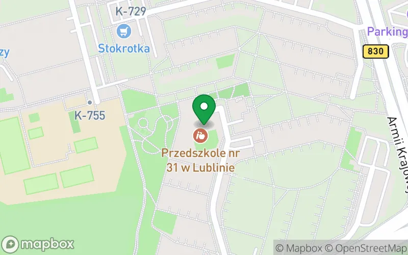 Lokalizacja: Przedszkole nr 31 w Lublinie