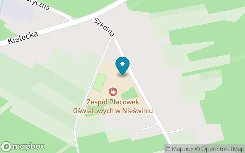 Lokalizacja: Zespół Placówek Oświatowych w Nieświniu Szkoła Podstawowa im. Kpr. Gabrieli Wojciechowskiej w Nieświniu