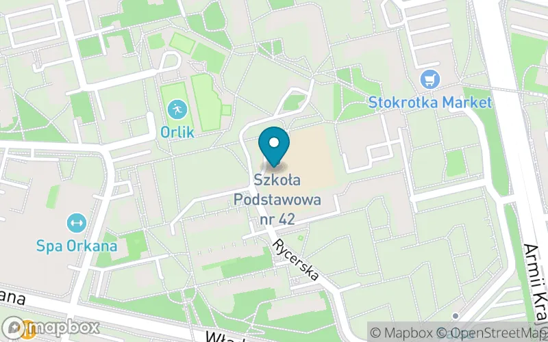 Lokalizacja: Szkoła Podstawowa nr 42 im. Konstantego Ildefonsa Gałczyńskiego