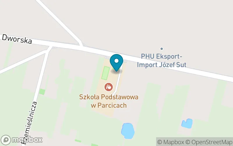 Lokalizacja: Szkoła Podstawowa w Parcicach