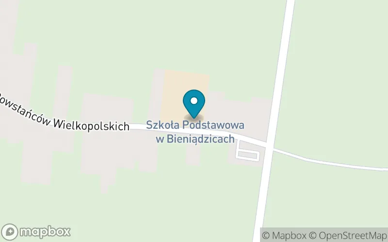 Lokalizacja: Szkoła Podstawowa im. Władysława Bełzy w Bieniądzicach