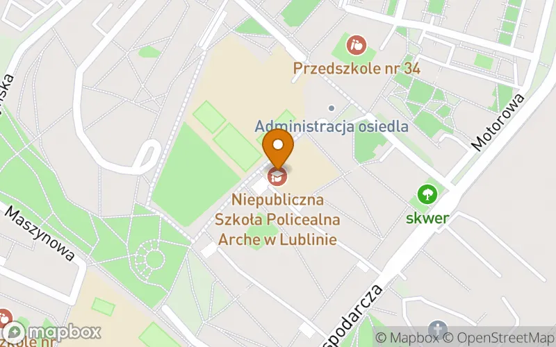 Lokalizacja: Niepubliczna Szkoła Policealna Arche w Lublinie