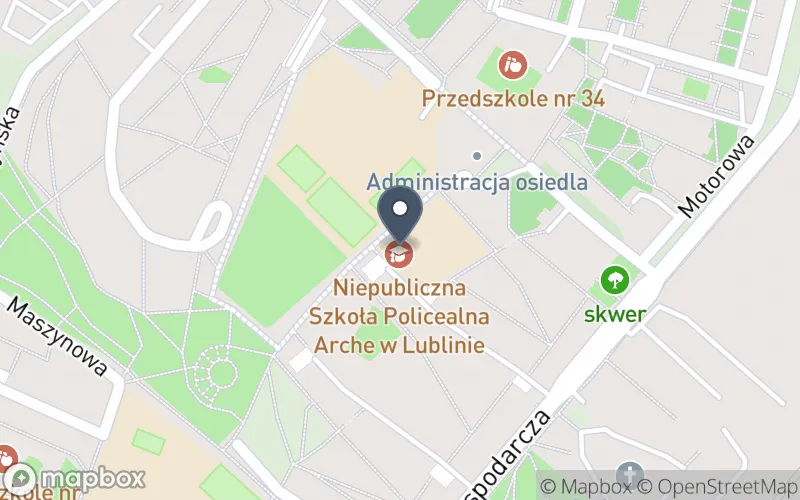 Lokalizacja: Zespół Szkół Arche w Lublinie