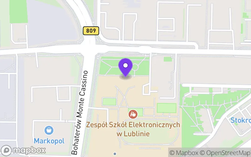 Lokalizacja: Zespół Szkół Elektronicznych Technikum Elektroniczne w Lublinie
