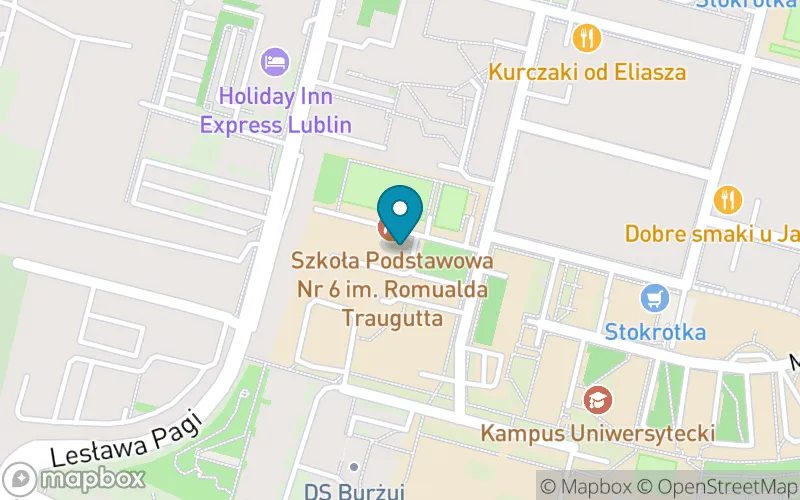Lokalizacja: Szkoła Podstawowa nr 6 im. Romualda Traugutta w Lublinie