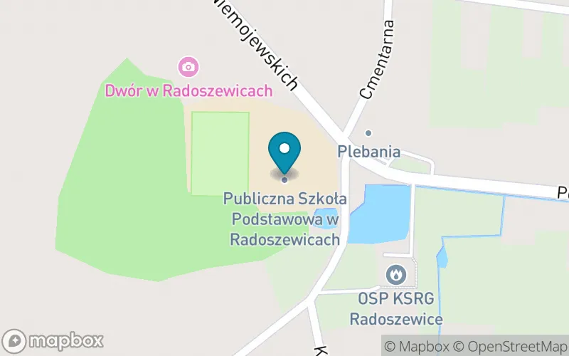 Lokalizacja: Publiczna Szkoła Podstawowa w Radoszewicach