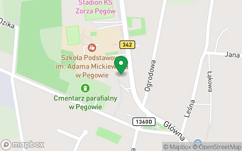 Lokalizacja: Przedszkole Publiczne w Pęgowie