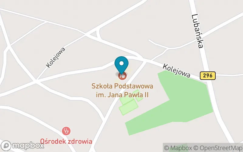 Lokalizacja: Szkoła Podstawowa im. Jana Pawła II w Czerwonej Wodzie