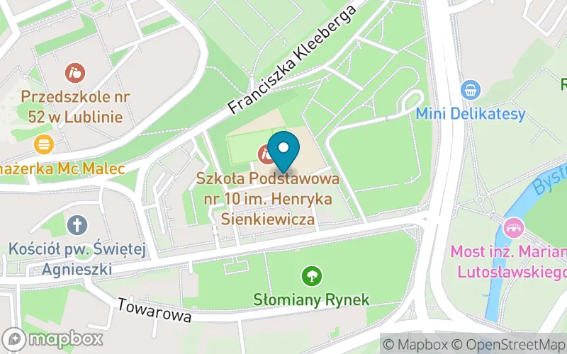 Lokalizacja: Szkoła Podstawowa nr 10 im. Henryka Sienkiewicza w Lublinie