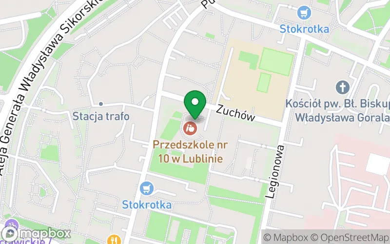 Lokalizacja: Przedszkole nr 10 w Lublinie