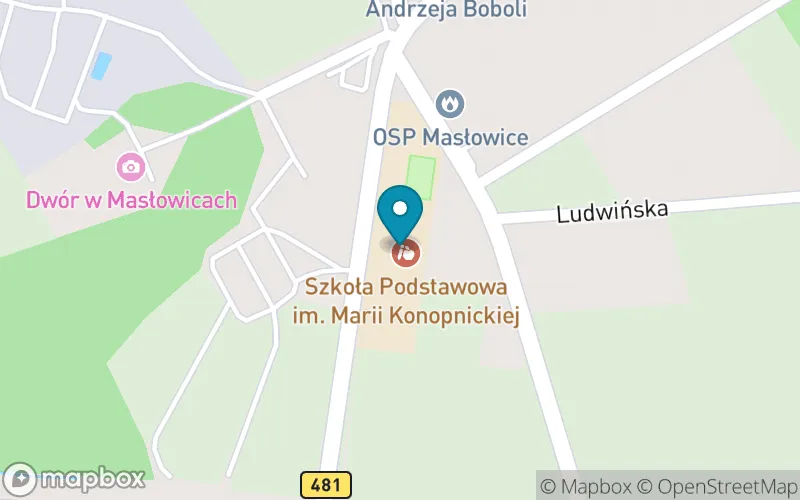 Lokalizacja: Szkoła Podstawowa im. Marii Konopnickiej w Masłowicach