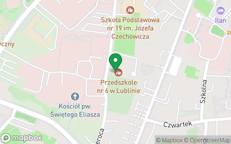 Lokalizacja: Przedszkole nr 6 w Lublinie
