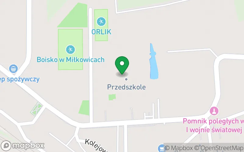 Lokalizacja: Przedszkole w Miłkowicach