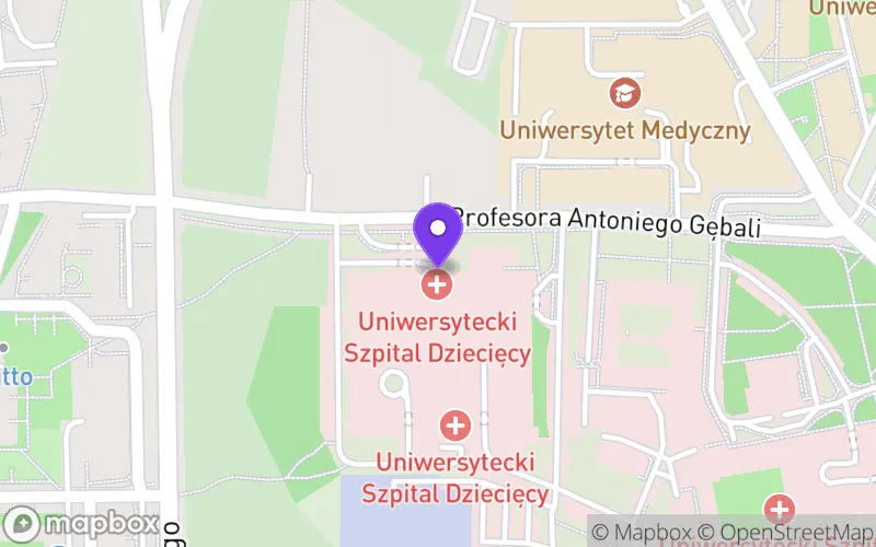 Lokalizacja: Liceum Ogólnokształcące Specjalne przy Uniwersyteckim Szpitalu Dziecięcym w Lublinie