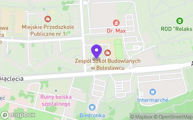 Lokalizacja: Technikum nr 2 w Bolesławcu