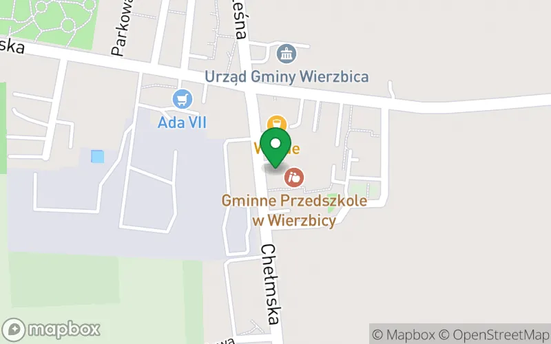 Lokalizacja: Gminne Przedszkole w Wierzbicy