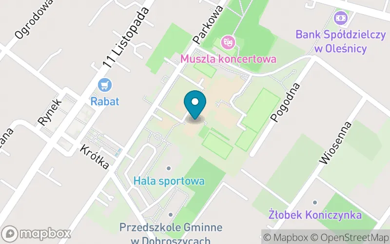 Lokalizacja: Szkoła Podstawowa im. Ireny Sendlerowej w Dobroszycach