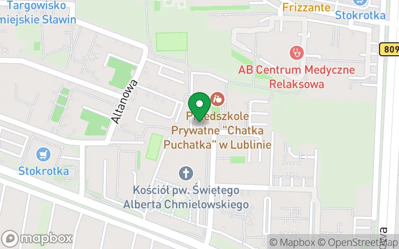 Lokalizacja: Niepubliczne Przedszkole Akademia Małych Artystów w Lublinie
