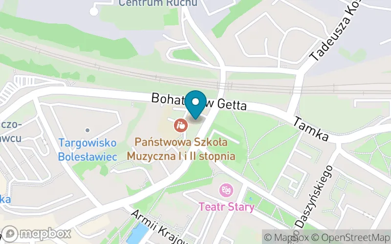 Lokalizacja: Państwowa Szkoła Muzyczna I Stopnia im. Witolda Lutosławskiego w Bolesławcu