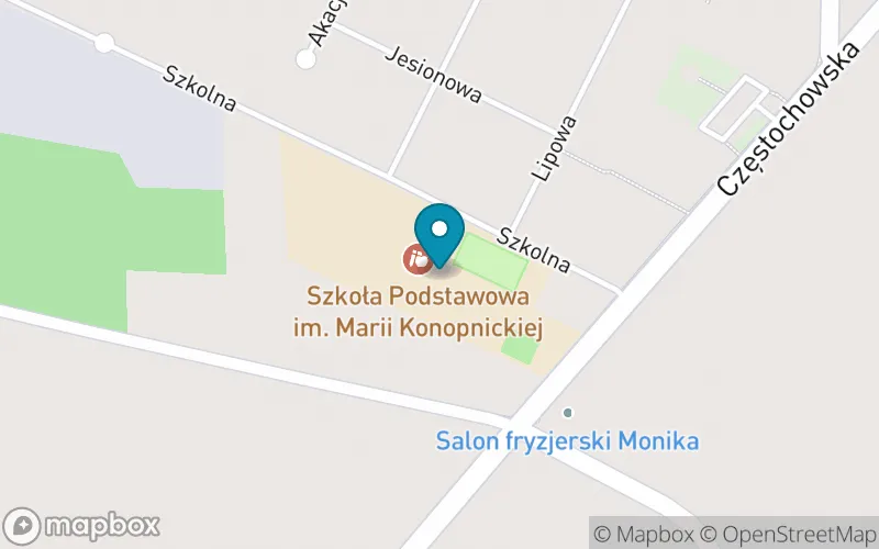 Lokalizacja: Szkoła Podstawowa im. Marii Konopnickiej w Niechcicach