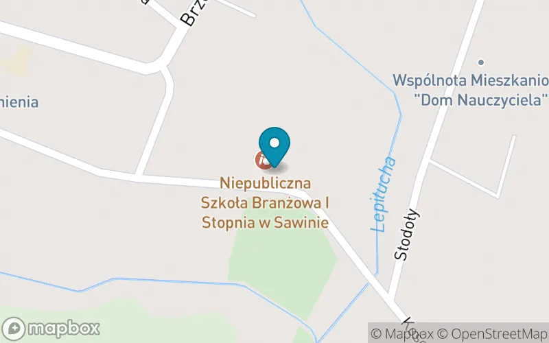 Lokalizacja: Niepubliczna Specjalna Szkoła Podstawowa w Sawinie