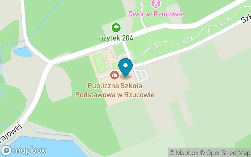 Lokalizacja: Szkoła Podstawowa im. Nauczycieli Tajnego Nauczania w Rzucowiew Rzucowie