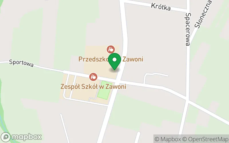 Lokalizacja: Przedszkole w Zawoni