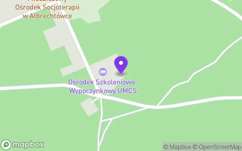 Lokalizacja: Liceum Ogólnokształcące Specjalne w Młodzieżowym Ośrodku Socjoterapii w Albrechtówce