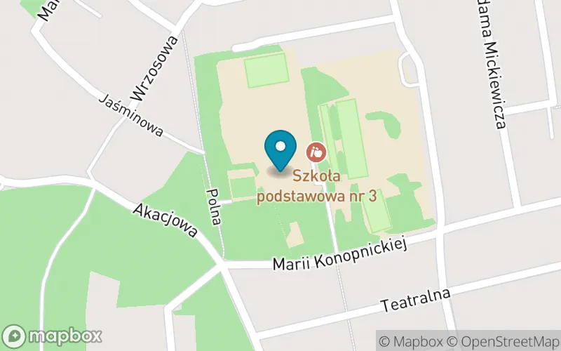 Lokalizacja: Szkoła Podstawowa nr 3 im. Marii Skłodowskiej-Curie w Trzebnicy