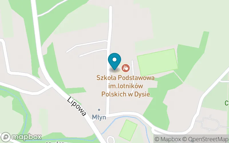 Lokalizacja: Szkoła Podstawowa im. Lotników Polskich w Dysie