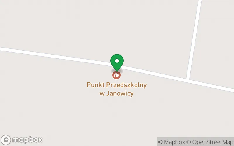Lokalizacja: Punkt Przedszkolny w Janowicy