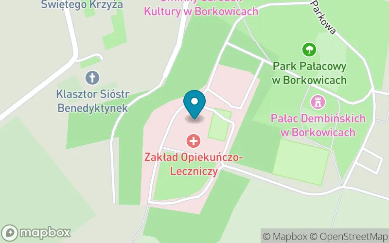 Lokalizacja: Niepubliczna Szkoła Podstawowa Specjalna w Borkowicach