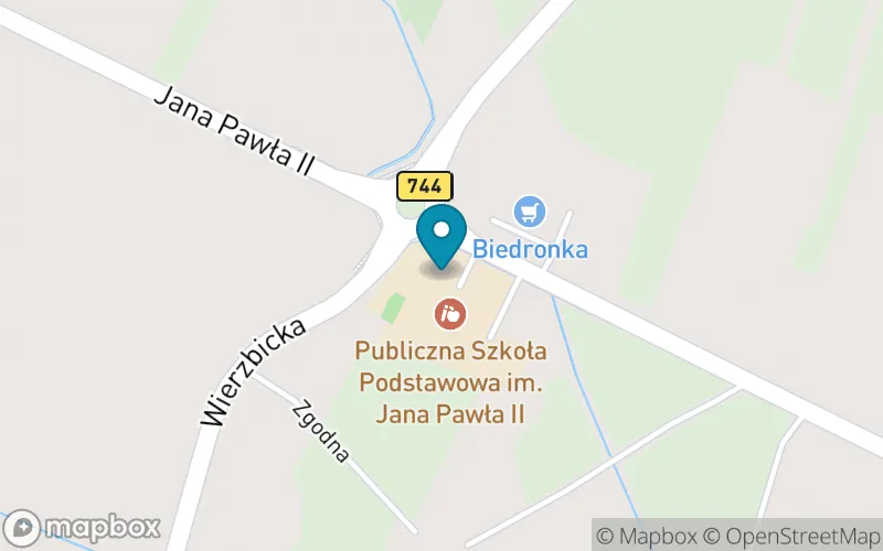 Lokalizacja: Publiczna Szkoła Podstawowa im. Jana Pawła II w Parznicach
