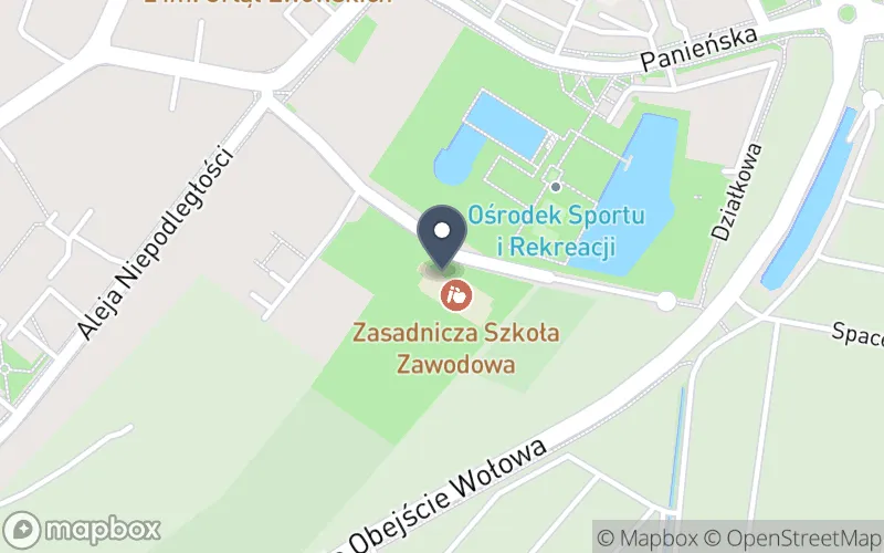 Lokalizacja: Zespół Szkół Zawodowych w Wołowie