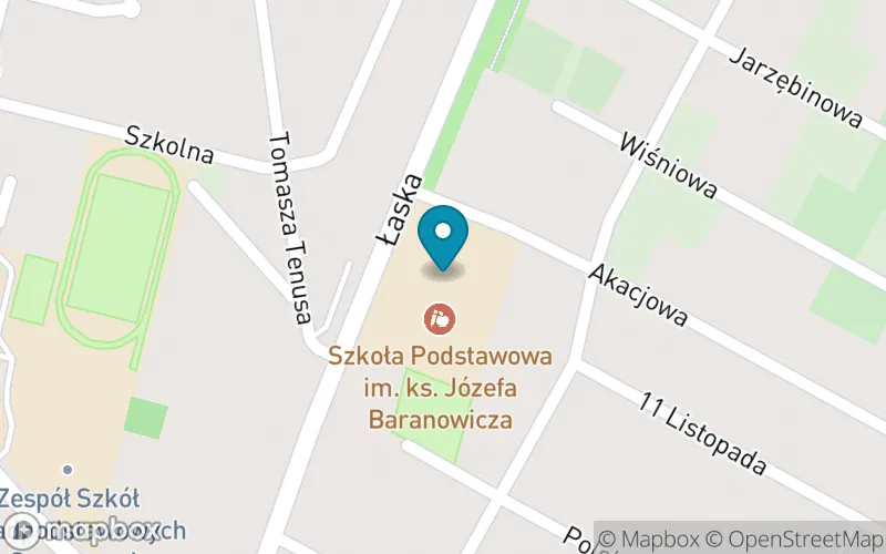 Lokalizacja: Szkoła Podstawowa im. Ks. Józefa Baranowicza w Szczercowie