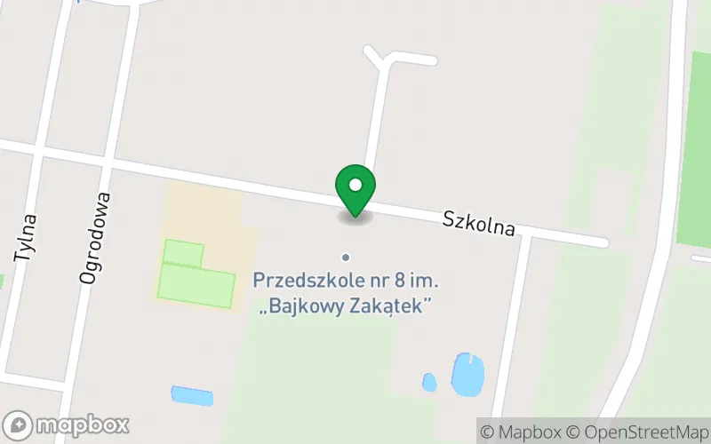 Lokalizacja: Przedszkole Samorządowe nr 8 im. Bajkowy Zakątek
