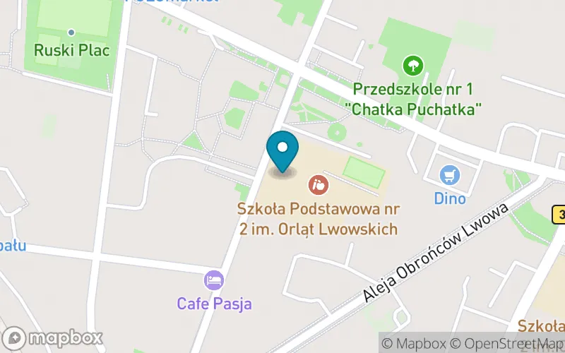 Lokalizacja: Szkoła Podstawowa nr 2 im. Orląt Lwowskich w Wołowie
