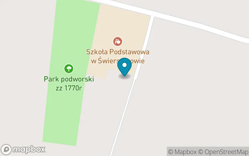 Lokalizacja: Szkoła Podstawowa w Świerszczowie