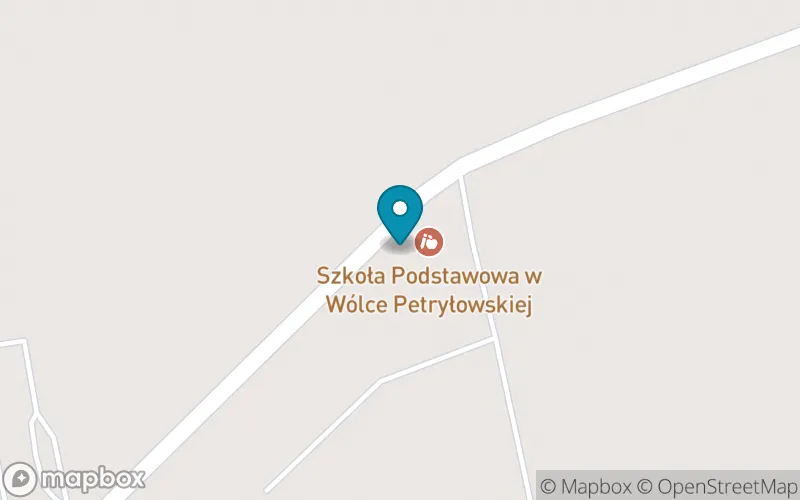 Lokalizacja: Szkoła Podstawowa w Wólce Petryłowskiej