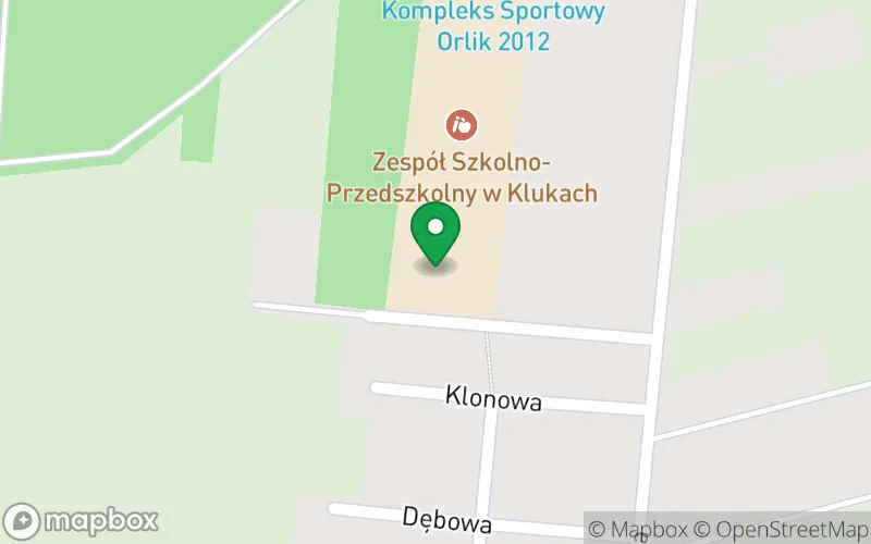 Lokalizacja: Przedszkole w Klukach