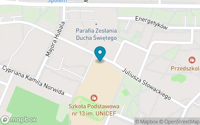 Lokalizacja: Szkoła Podstawowa nr 13 im. UNICEF z Oddziałami Integracyjnymi